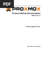 Proxmox Backup