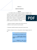 TEMA NO. 2 COMPUTOS METRICOS Y SUS CRITERIOS DE CALCULO. (Tema No. 2)