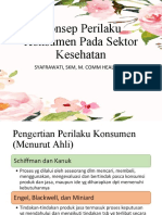 Konsep Perilaku Konsumen Pada Sektor Kesehatanoke