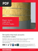 ROCKWOOL RW Slabs: Insulation Solutions | PDF | Wall | Drywall