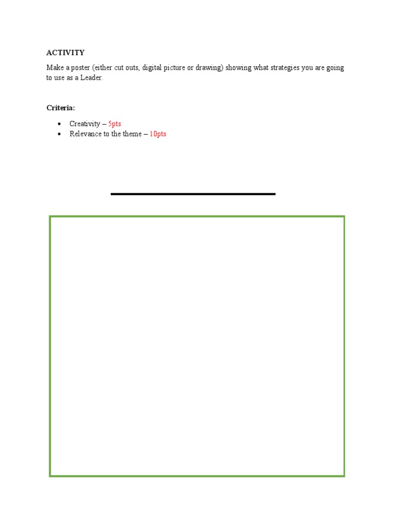 Lesson 8 Activity | PDF | Business | Art