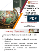 Trends, Networks, and Critical Thinking Skills in The 21St Century