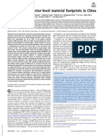 Provincial and Sector-Level Material Footprints in China