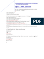 CCNA 1 Chapter 5 V4.0 Answers 2011