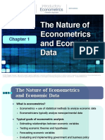 The Nature of Econometrics and Economic Data