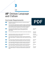 Ap German Language and Culture Sample Syllabus 1