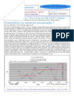 Brasil - PIB 2010 - Crescimento ou Recuperação ?