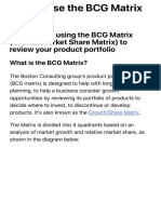 How To Use The BCG Matrix - Smart Insights Digital Marketing