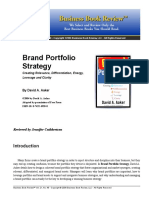 Brand Portfolio Strategy: Business Book Review