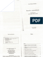 Nora Emilce Elichiry. Escuela y Aprendizajes. Trabajos de Psicologia Educacional