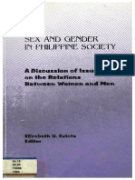 Sex and gender in the Philippine Society a discussion of issues 