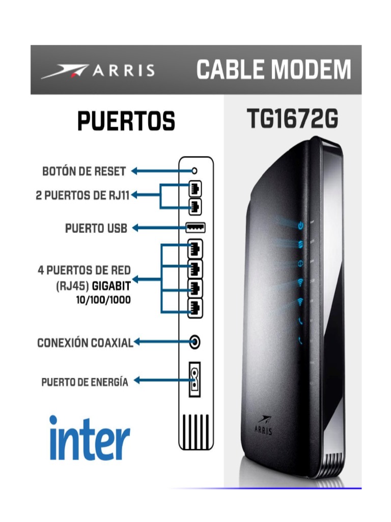 Cable Modem Arris Conexiones | PDF