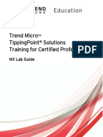 Trend Micro Tippingpoint Solutions Training For Certified Professionals