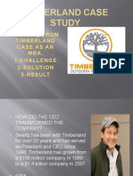 Timberland Case Study: .Learning FROM Timberland Case As An Mba. 1-Challenge 2-Solution 3-Result