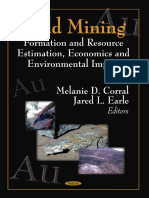 Melanie D Corral, Jared L Earle Gold Mining Formation and Resource