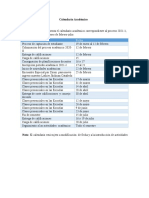 Calendario Académico 2021-I