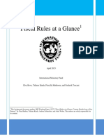 FMI Fiscal Rules at a Glance - Background Paper FMI 2015