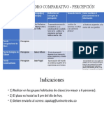 Matriz - Cuadro Comparativo - Percepción