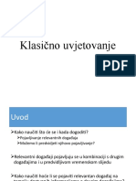 06 Klasično Uvjetovanje 1