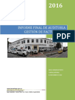 Informe Final Auditoria Facturación