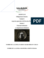 Modulo 8 Obligaciones Fiscales. Unidad 1 Aspectos Generales Del Derecho Fiscal Sesión 3 Potestad Tributaria y Competencia Tributaria