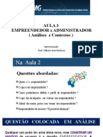 Aula 3 - Empreendedor X Administrador - Análises e Contextos - ERE-2021