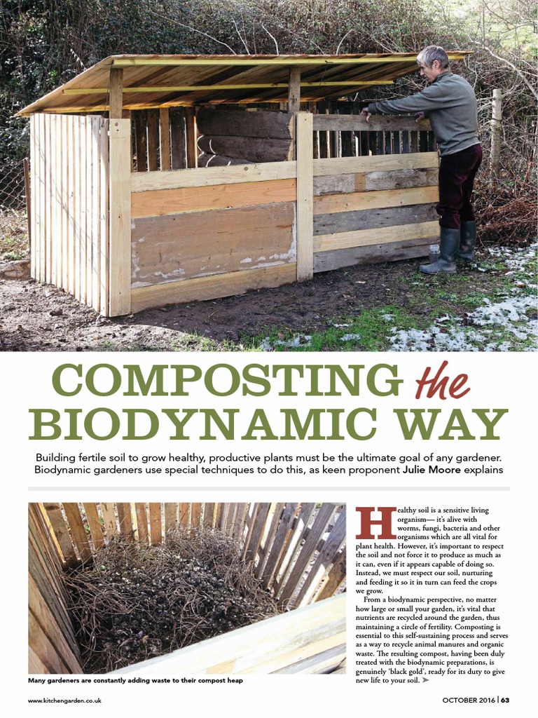 Biodynamic Composting Techniques Guide | PDF | Compost | Soil