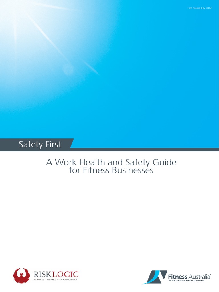 Safety First A Work Health and Safety Guide For Fitness Businesses