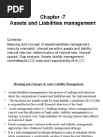 Chapter - 7 Assets and Liabilities Management