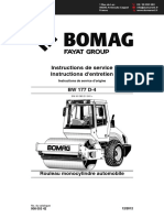 Manuel Opérateur Compacteur Simple-bille Bomag BW177 D-4 Fr