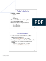 Today's Material: Decimal Numbers