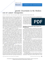 Temel JS - J Clin Oncol (2016) Challenge of Prognostic Uncertainty in The Modern Era of Cancer Therapeutics