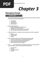 Managing Change: Chapter Quiz