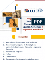 Perfiles Competencias y Funciones Del Los Programas de La Dirección de Ingeneiría Biomédica Universidad ECCI