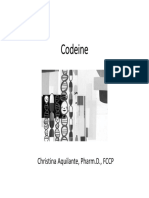 Codeine: Christina Aquilante, Pharm.D., FCCP