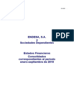 Estados Financieros 9M 2018