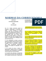 Normas da Corregedoria Judiciária