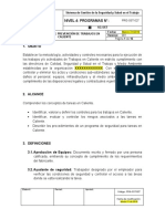 PRC-SST-027 Procedimiento de Prevención de Trabajos en Caliente