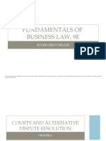 Fundamentals of Business Law, 9E: Roger Leroy Miller