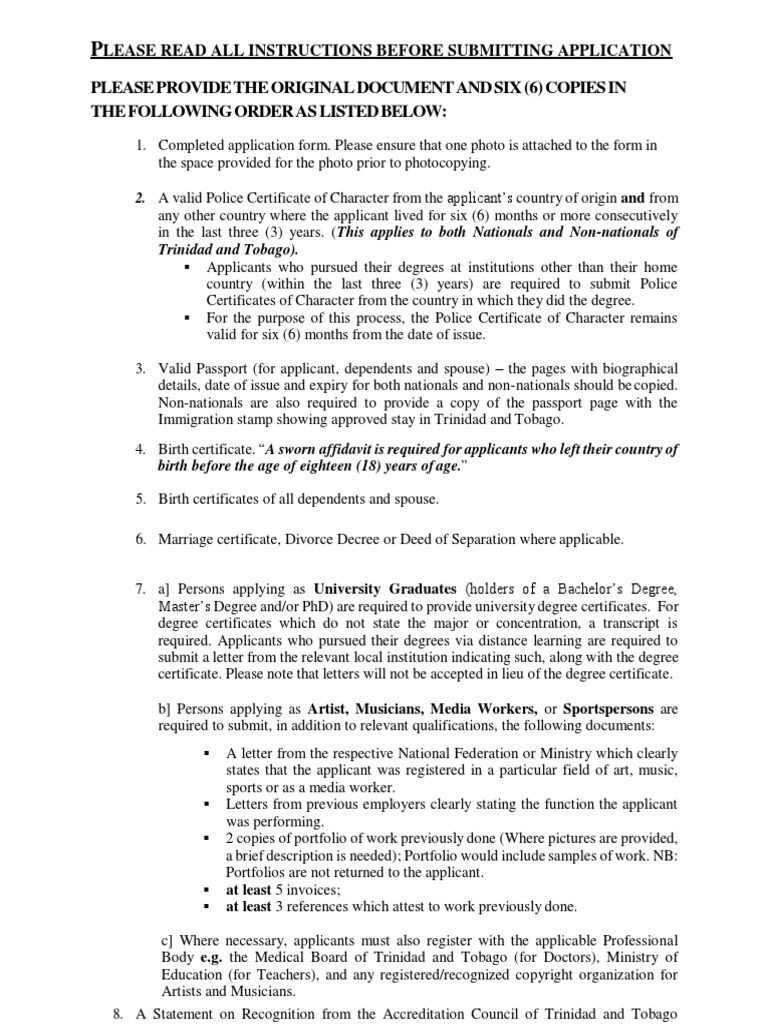 CSME Certificate Application Guide | PDF | Academic Degree | Passport