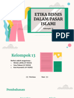 Etika Bisnis Dalam Pasar Islami