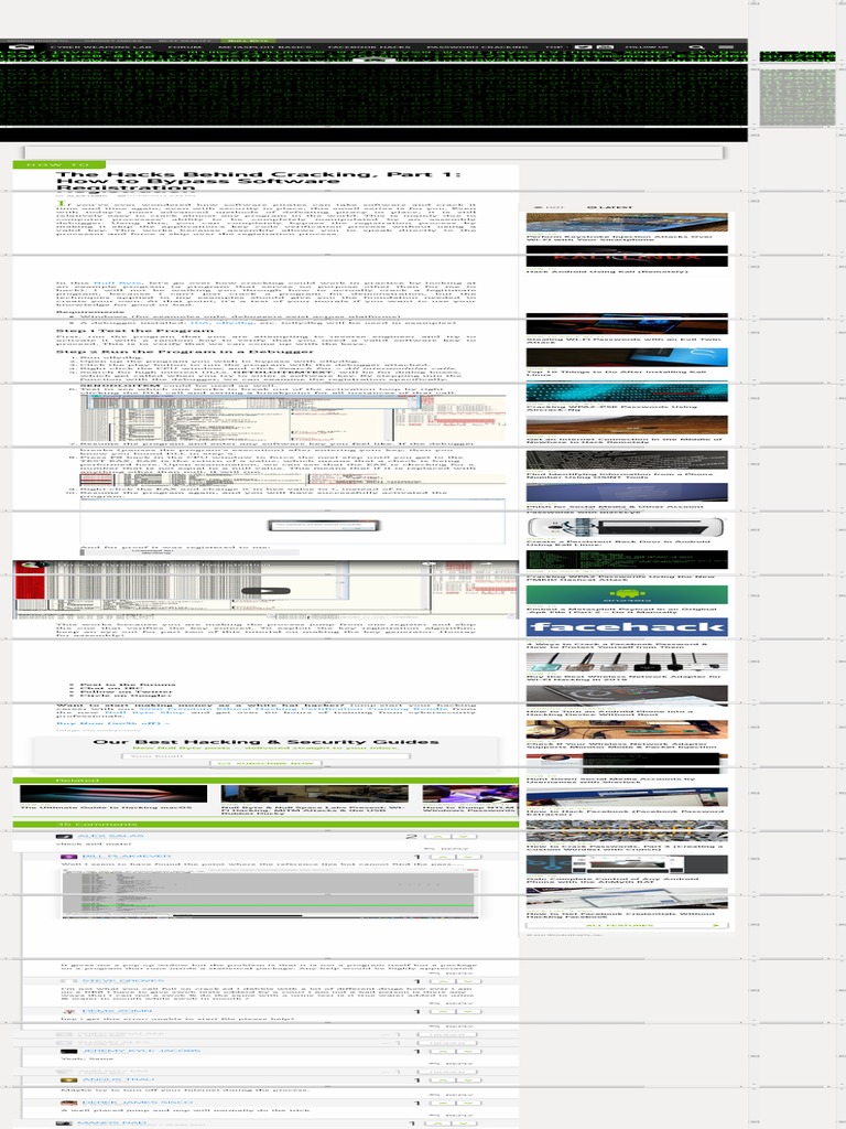 The Hacks Behind Cracking Pt1-How To Bypass Software Registration Null ...