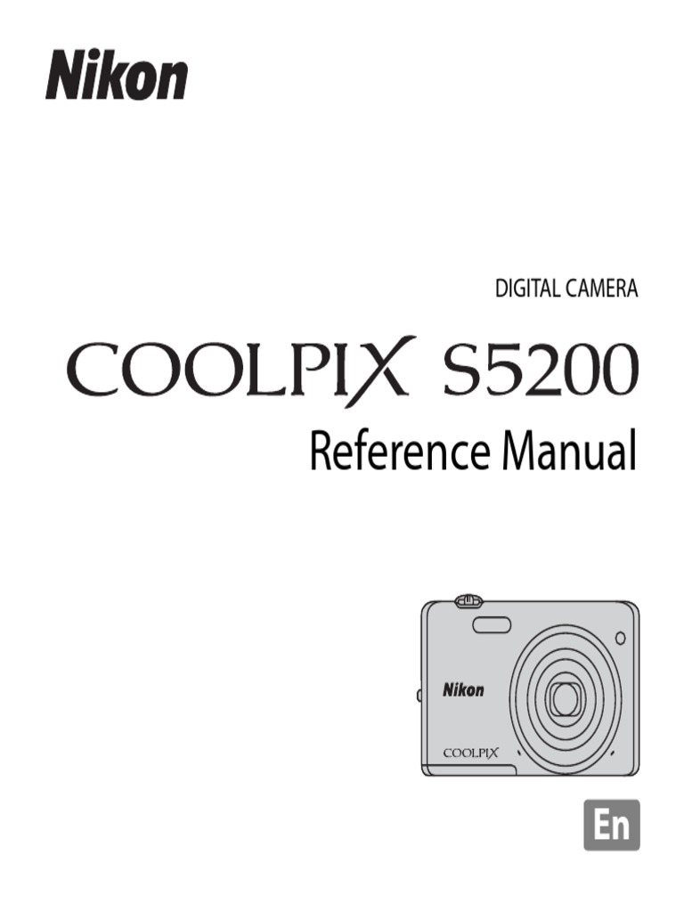Nikon Coolpix S5200 Manual PDF Camera Radio