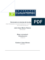 Julio César Muñoz Palacio  2.1 Mapa conceptual La globalización 