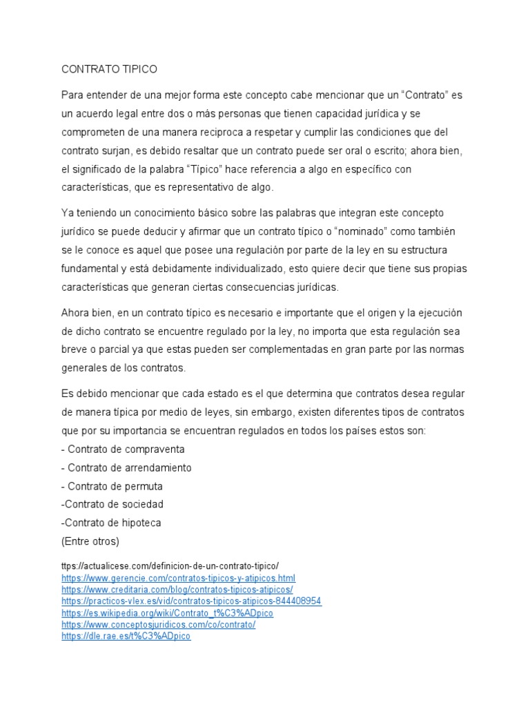 Contrato Tipico PDF