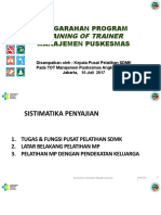 1. Pengarahan Program Pelatihan MP 2017