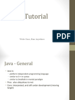 Java Tutorial: Write Once, Run Anywhere