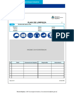 Plan y Registro de Limpieza