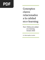Calidad en E-learning