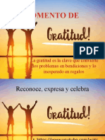 La gratitud, clave para convertir problemas en bendiciones